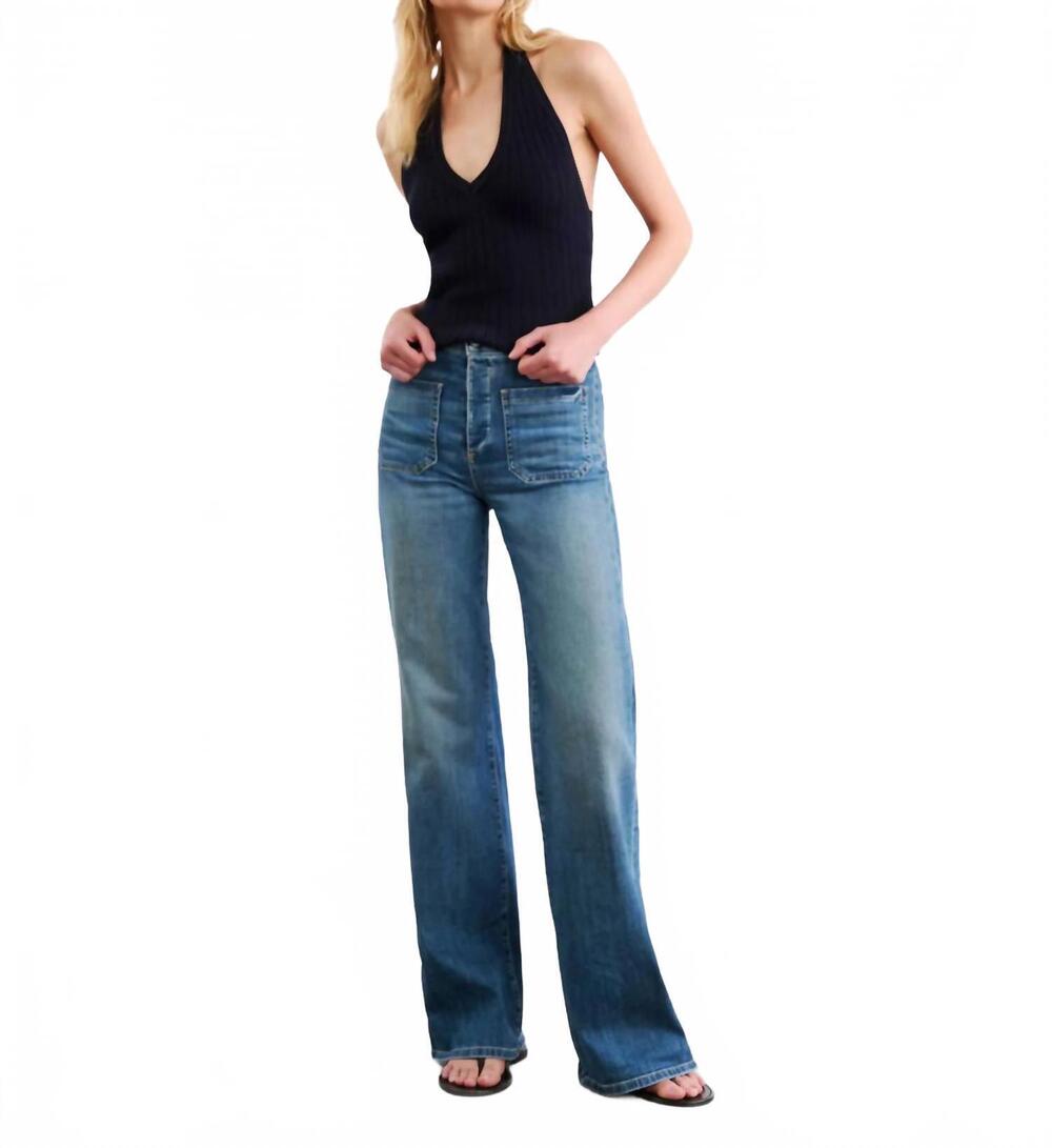 NEW NILI LOTAN women's florence jean in classic wash